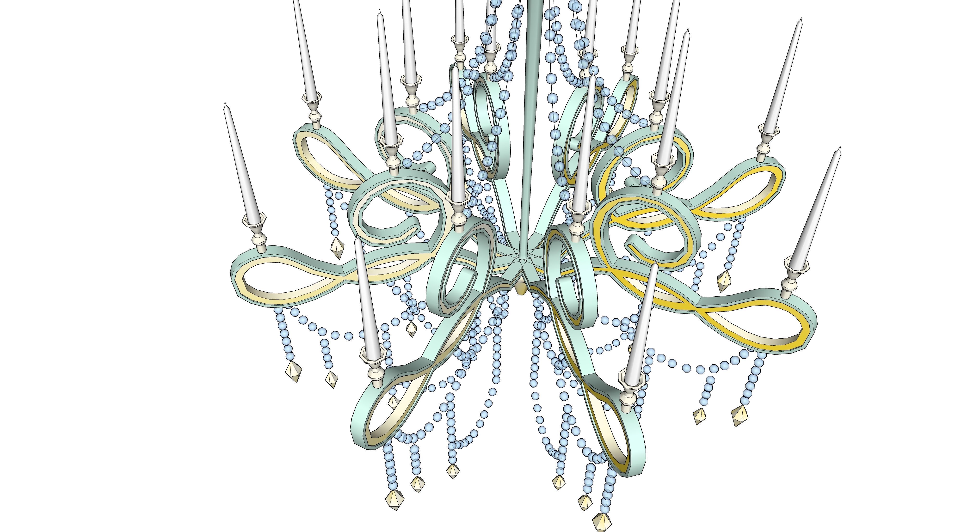 chandelier 01 3D model_4