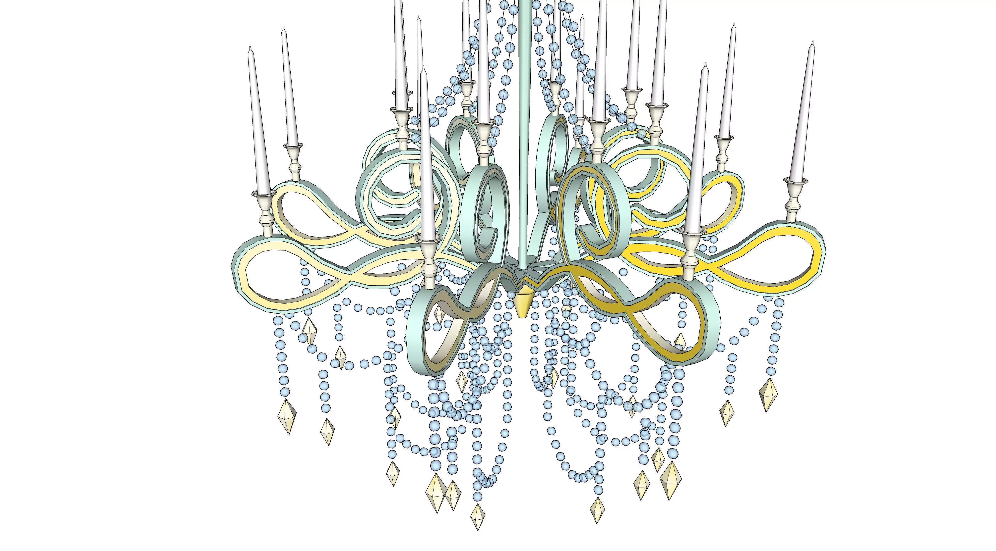 chandelier 01 3D model_0