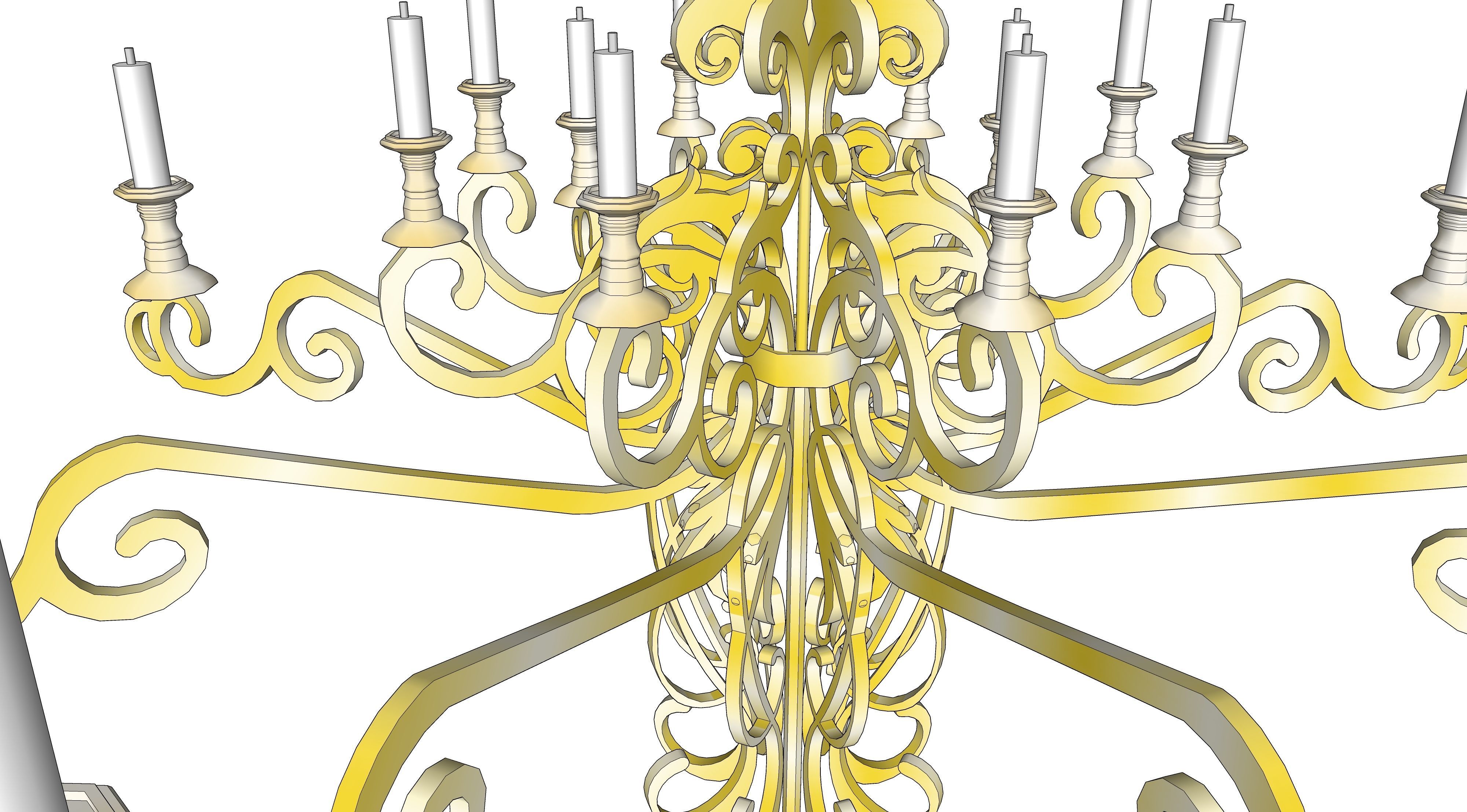 chandelier 02 3D model_4