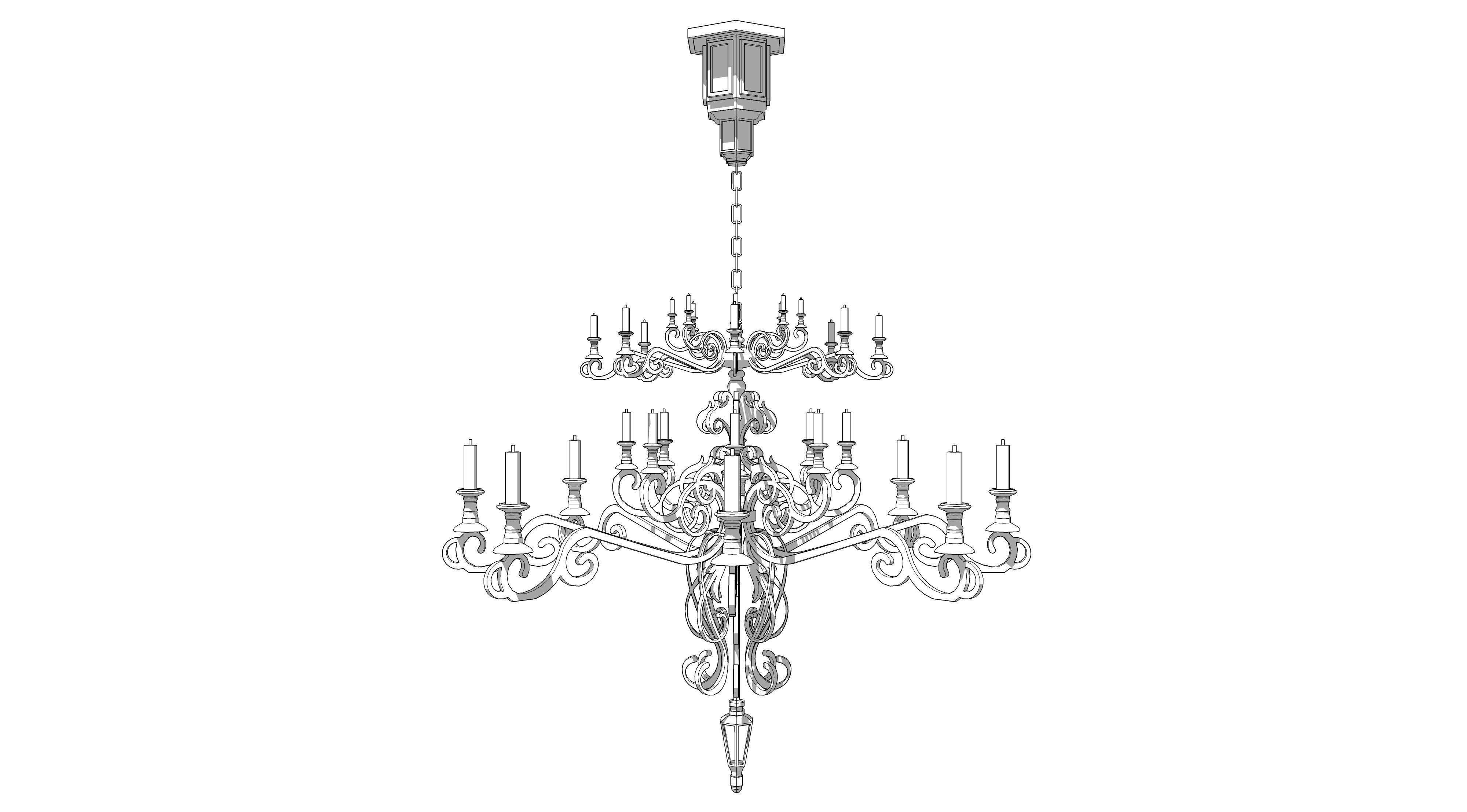 chandelier 02 3D model_9