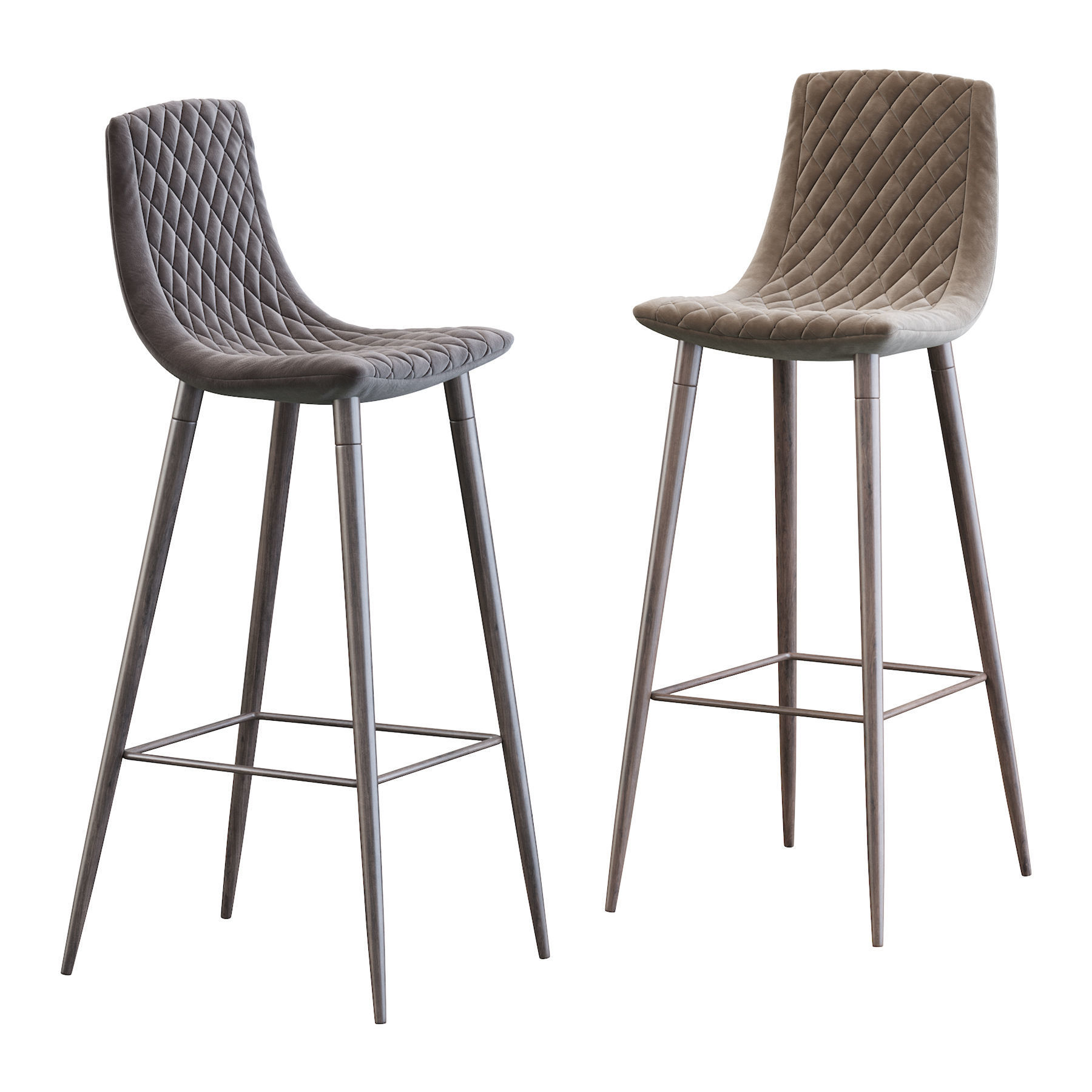 Barstool Lecco 3D model_1