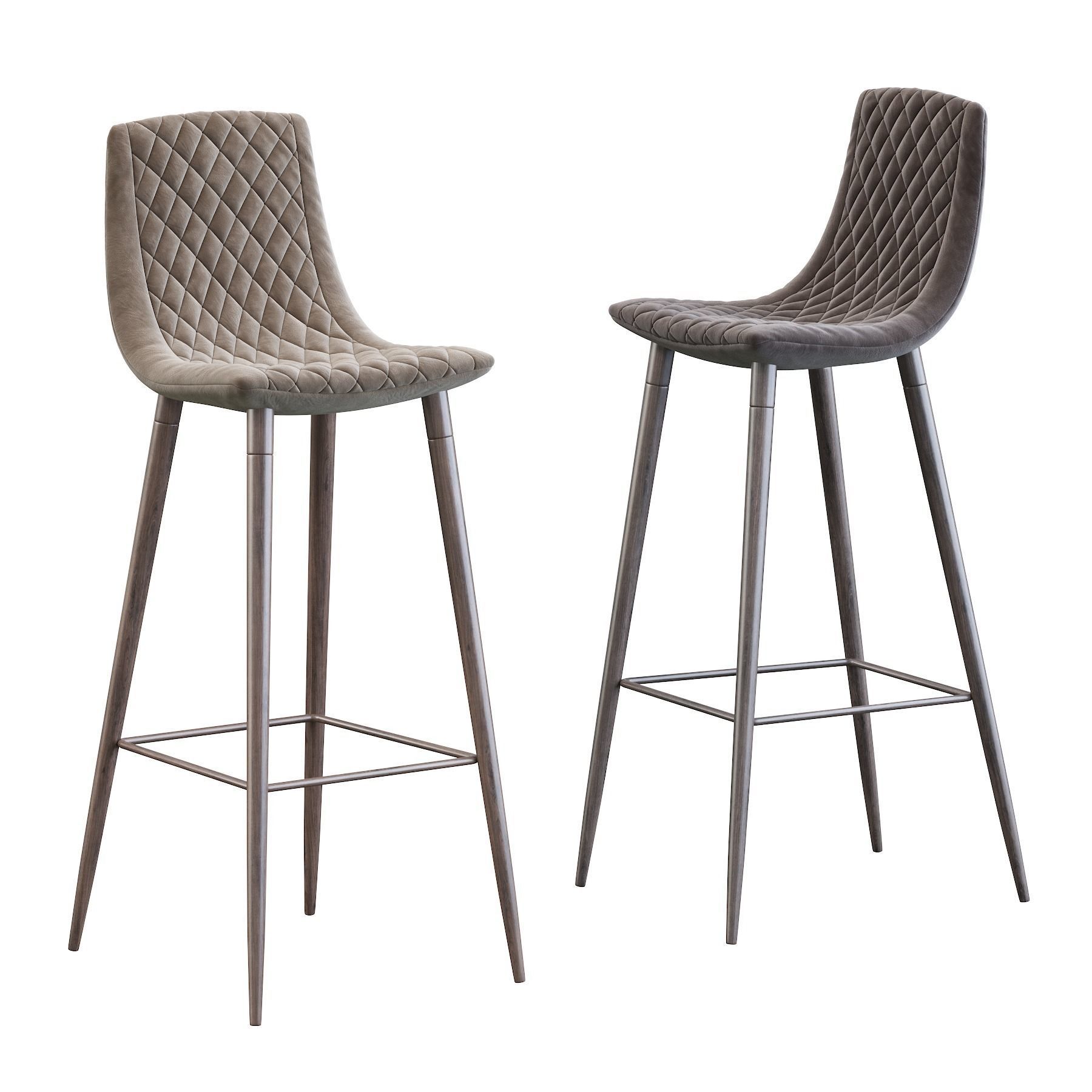 Barstool Lecco 3D model_5