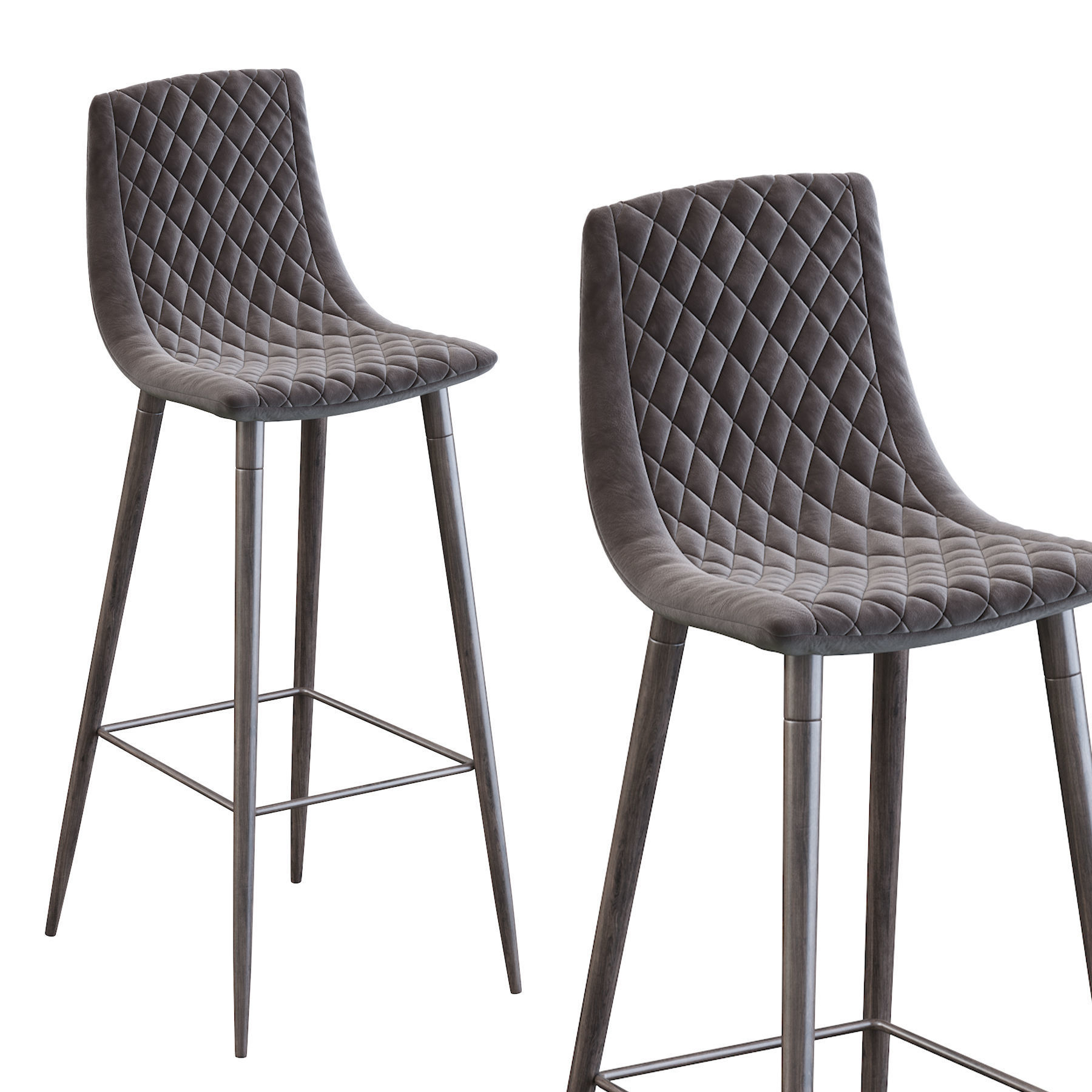 Barstool Lecco 3D model_2