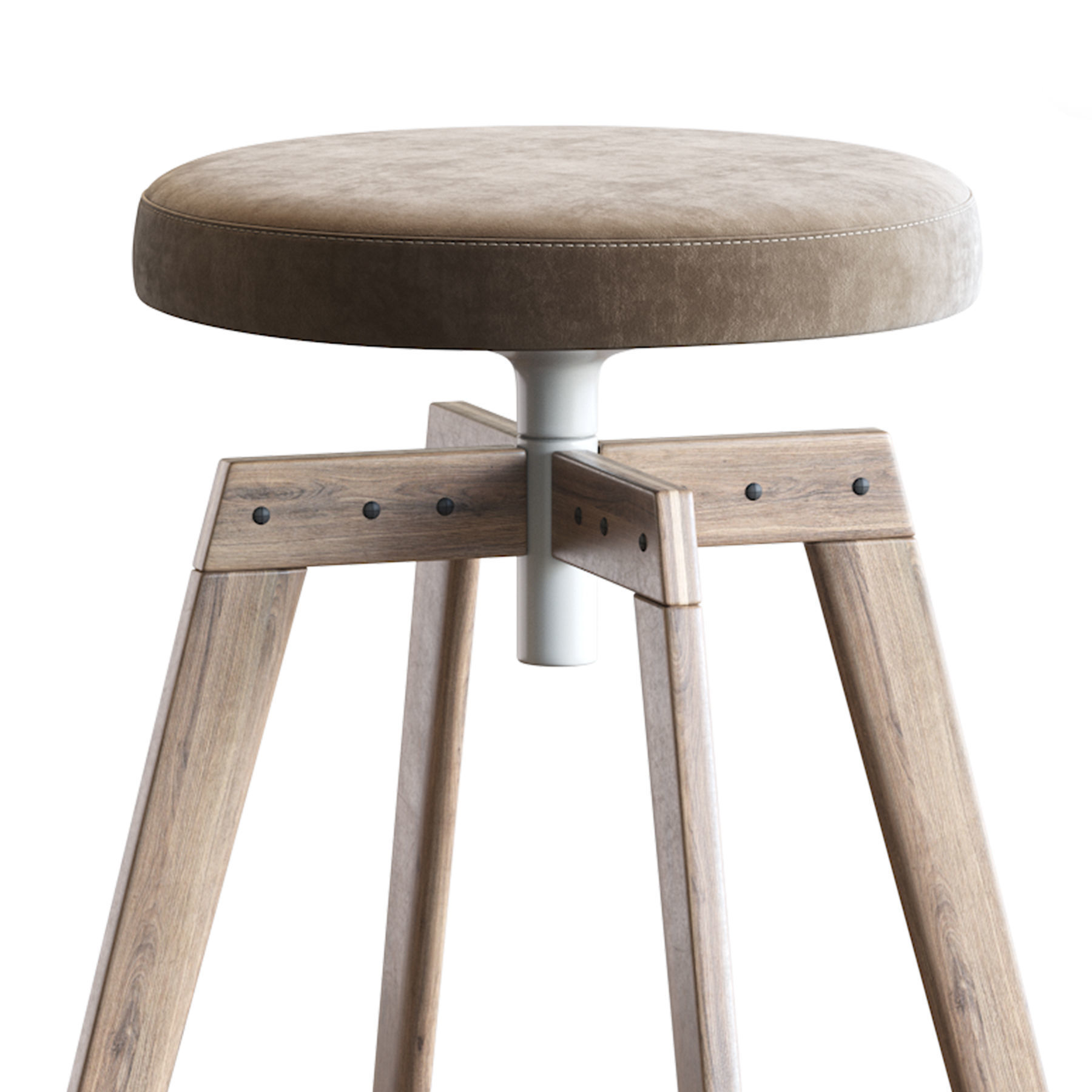 Barstool MDF Italia 3D model_14