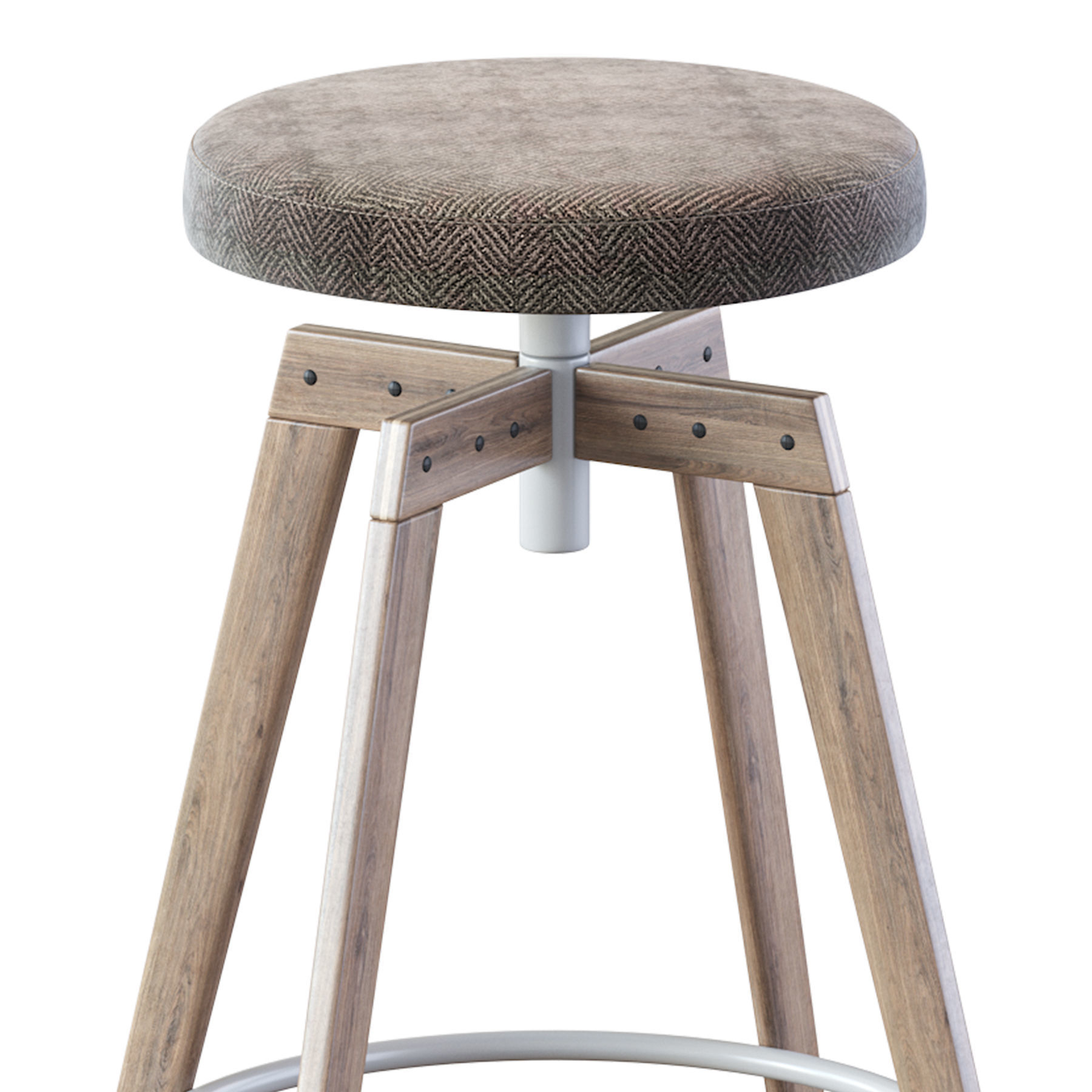 Barstool MDF Italia 3D model_4