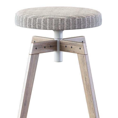 Barstool MDF Italia 3D model 3