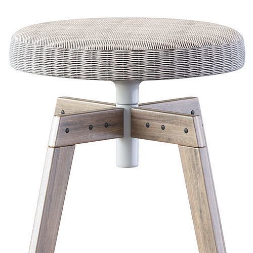Barstool MDF Italia 3D model 4