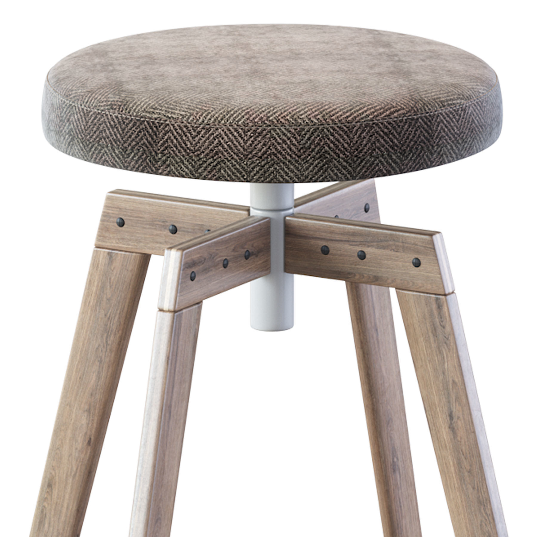 Barstool MDF Italia 3D model_5