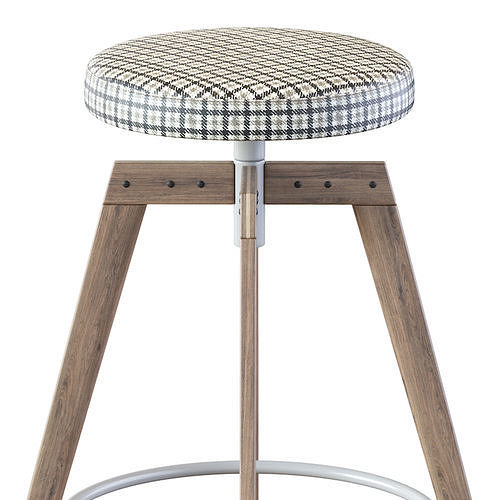 Barstool MDF Italia 3D model 7