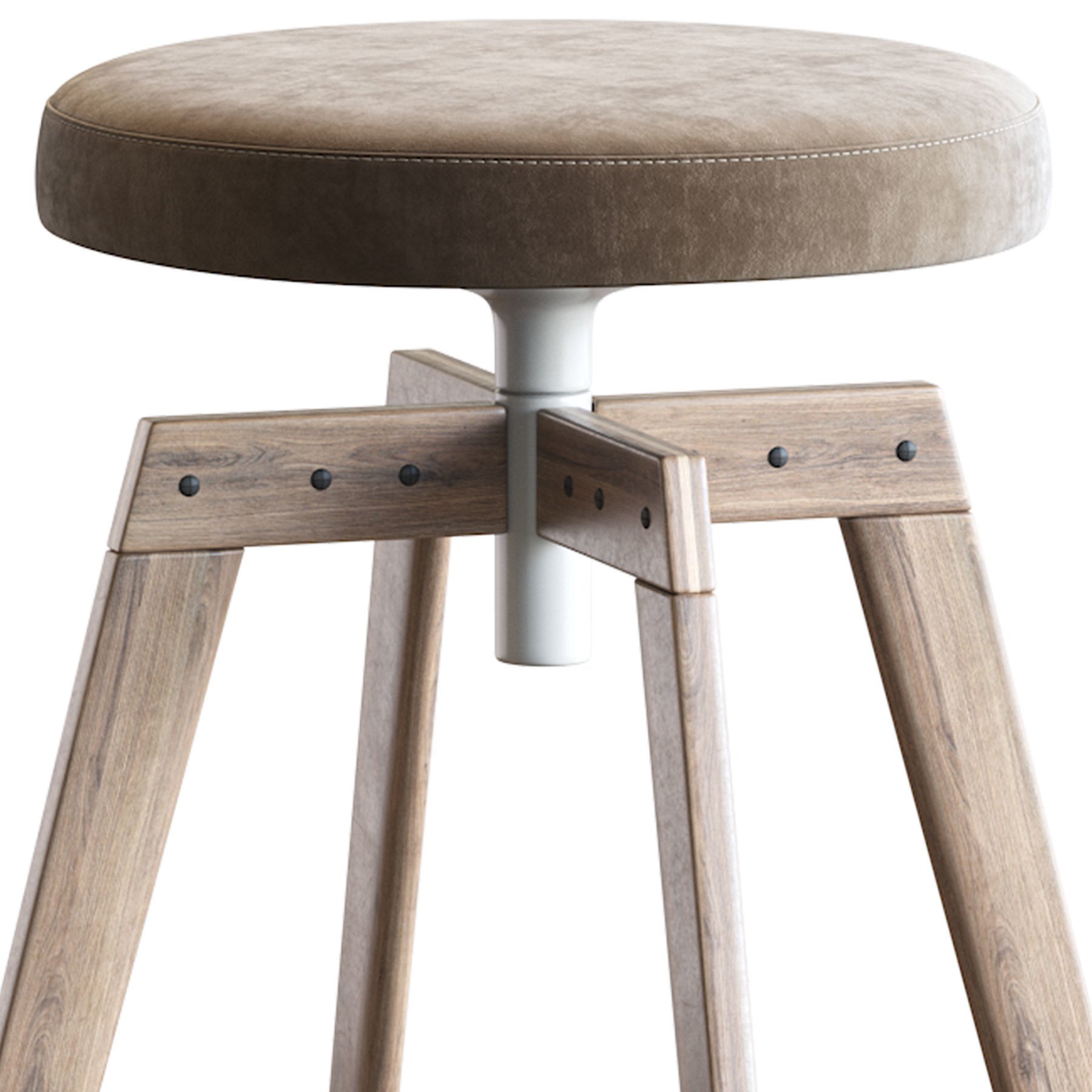 Barstool MDF Italia 3D model_15