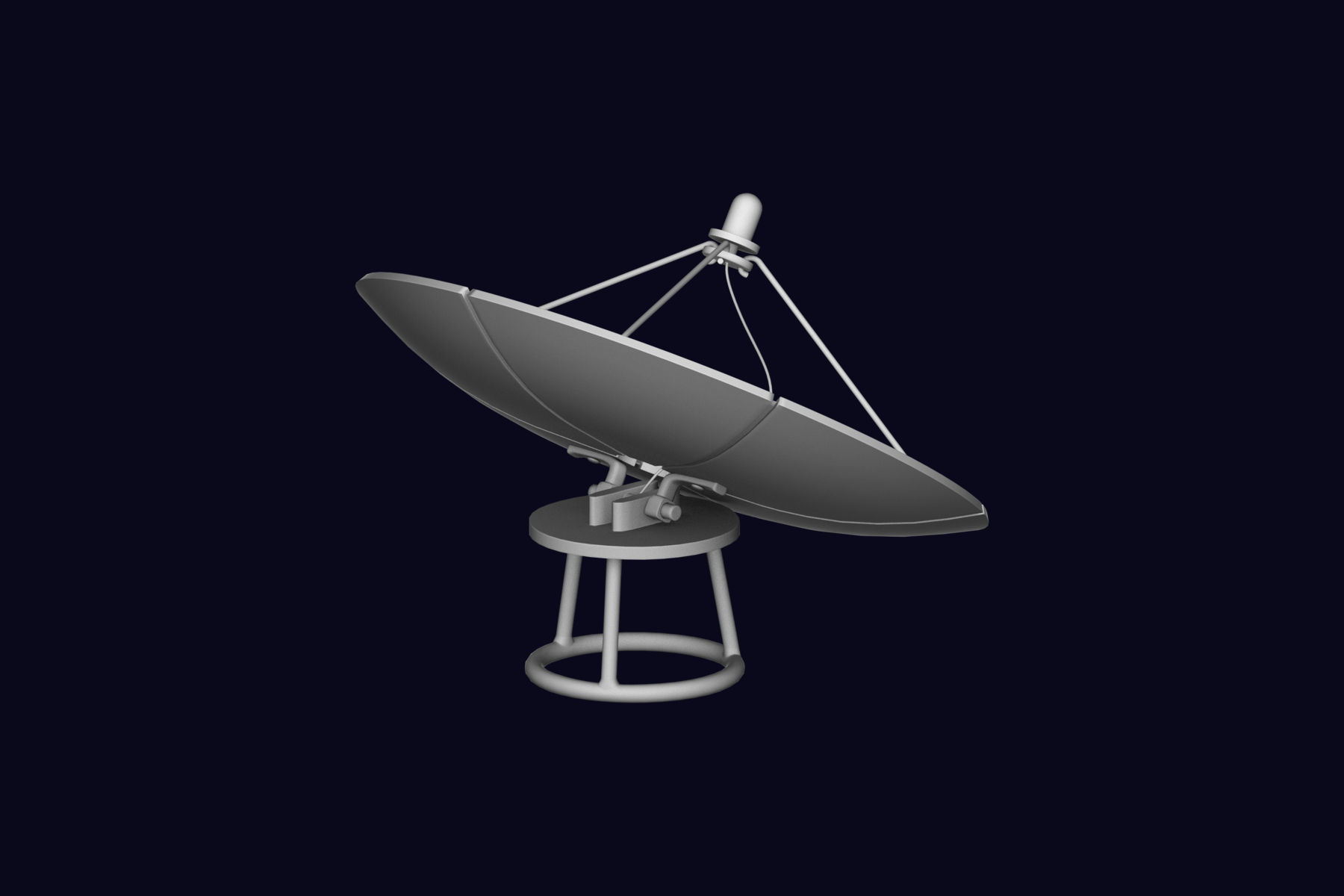 Antenna Parabolic 3D model_1