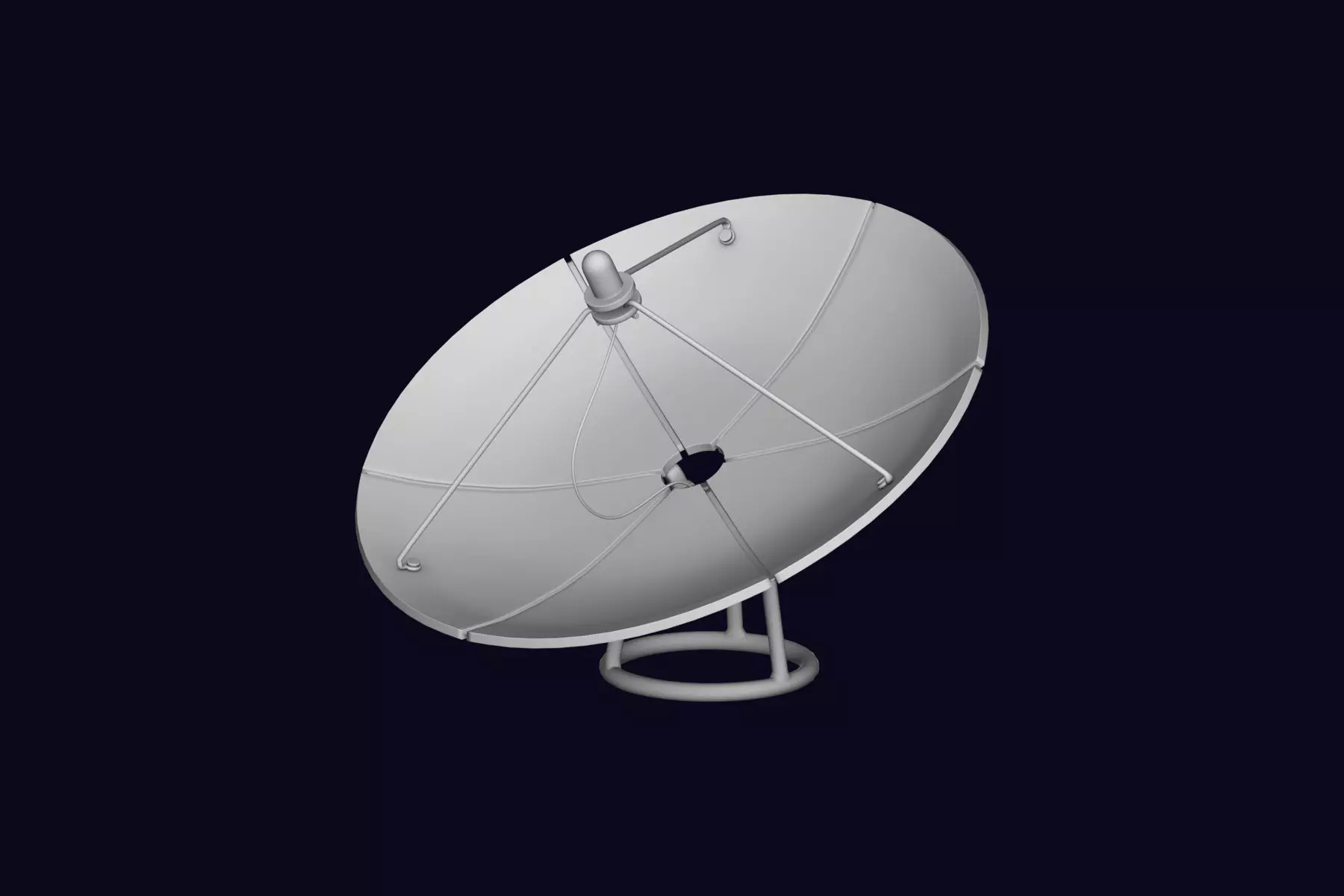 Antenna Parabolic 3D model_0