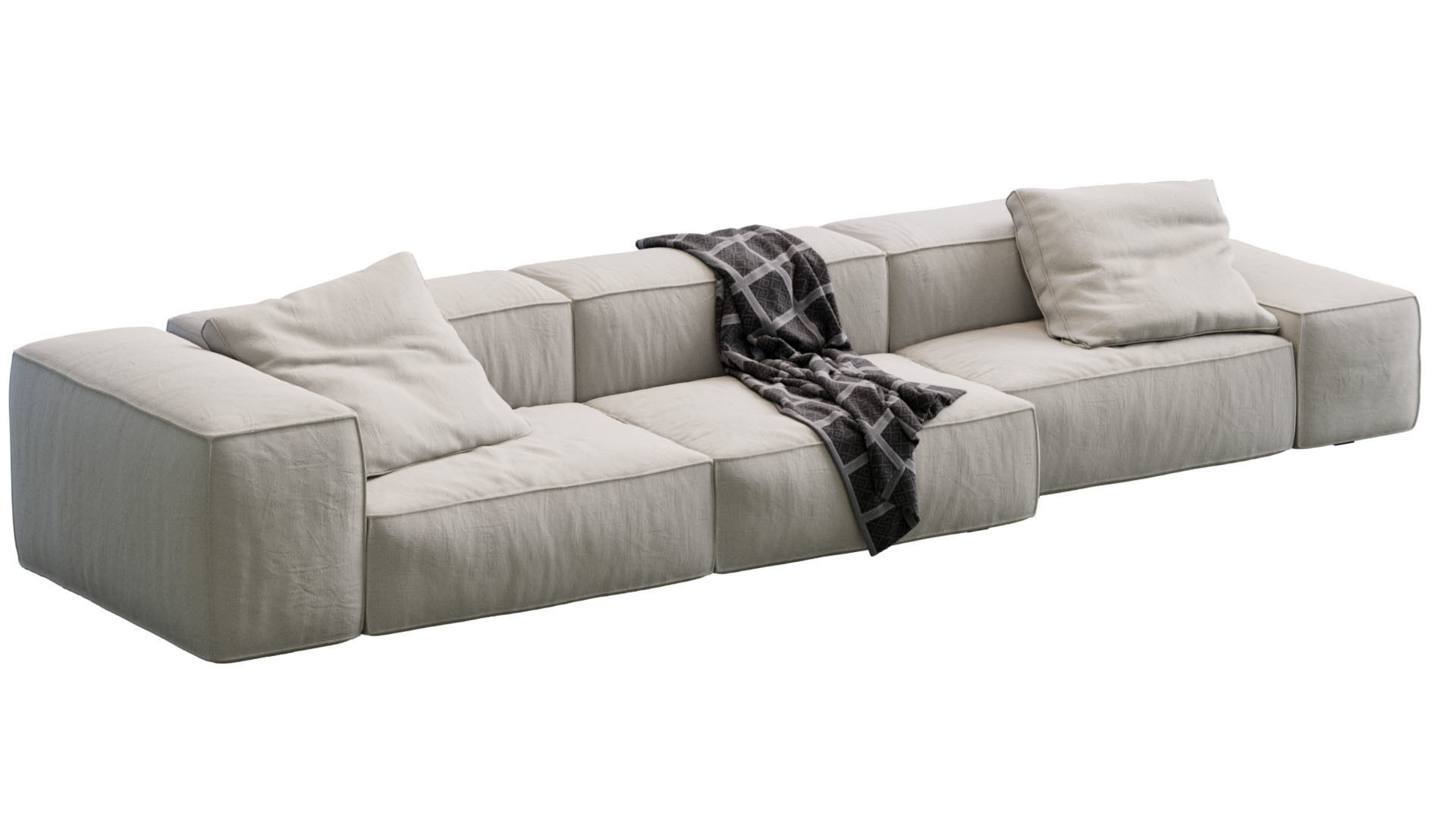 Living Divani NeoWall Sofa 3D model_1