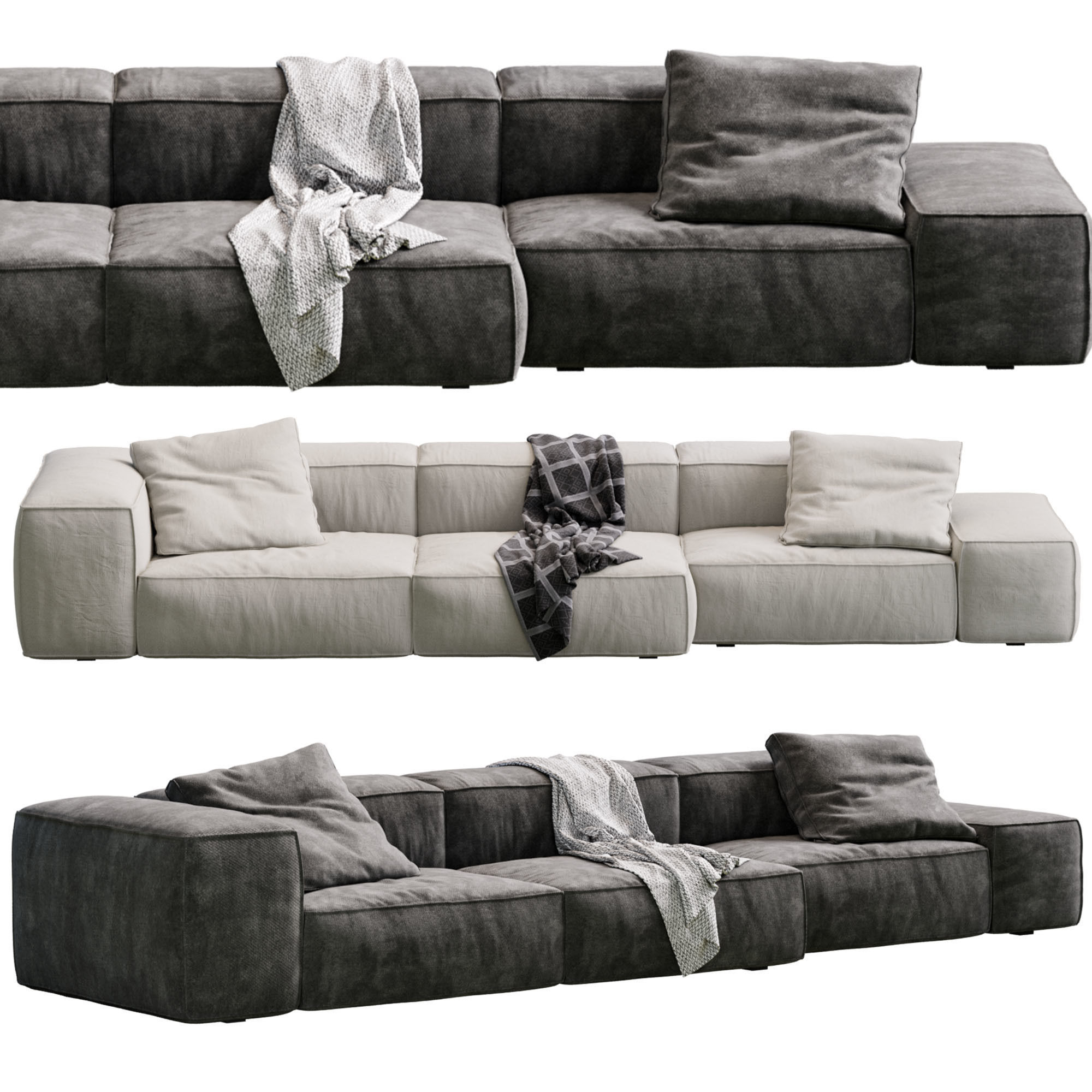 Living Divani NeoWall Sofa 3D model_9