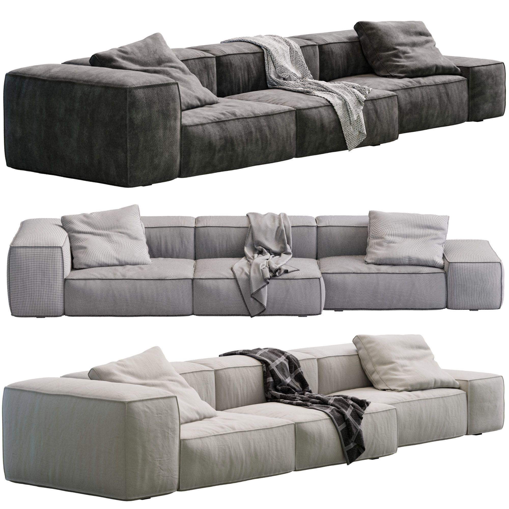 Living Divani NeoWall Sofa 3D model_8
