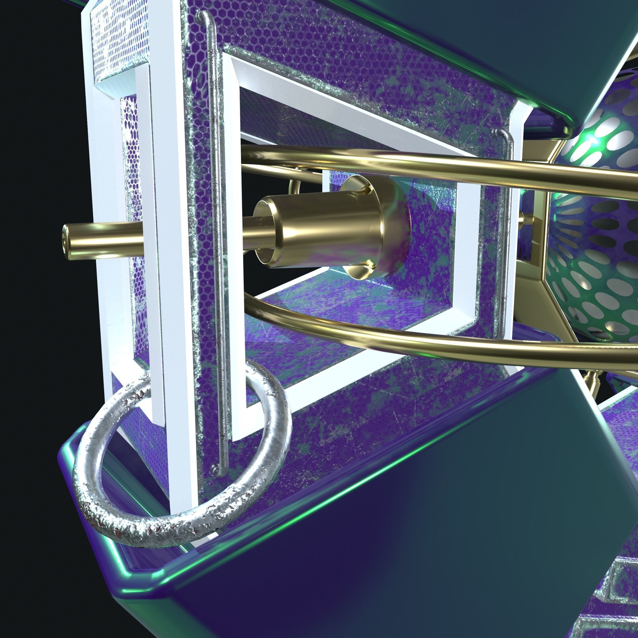 Imaginary spaceship 3D model_19