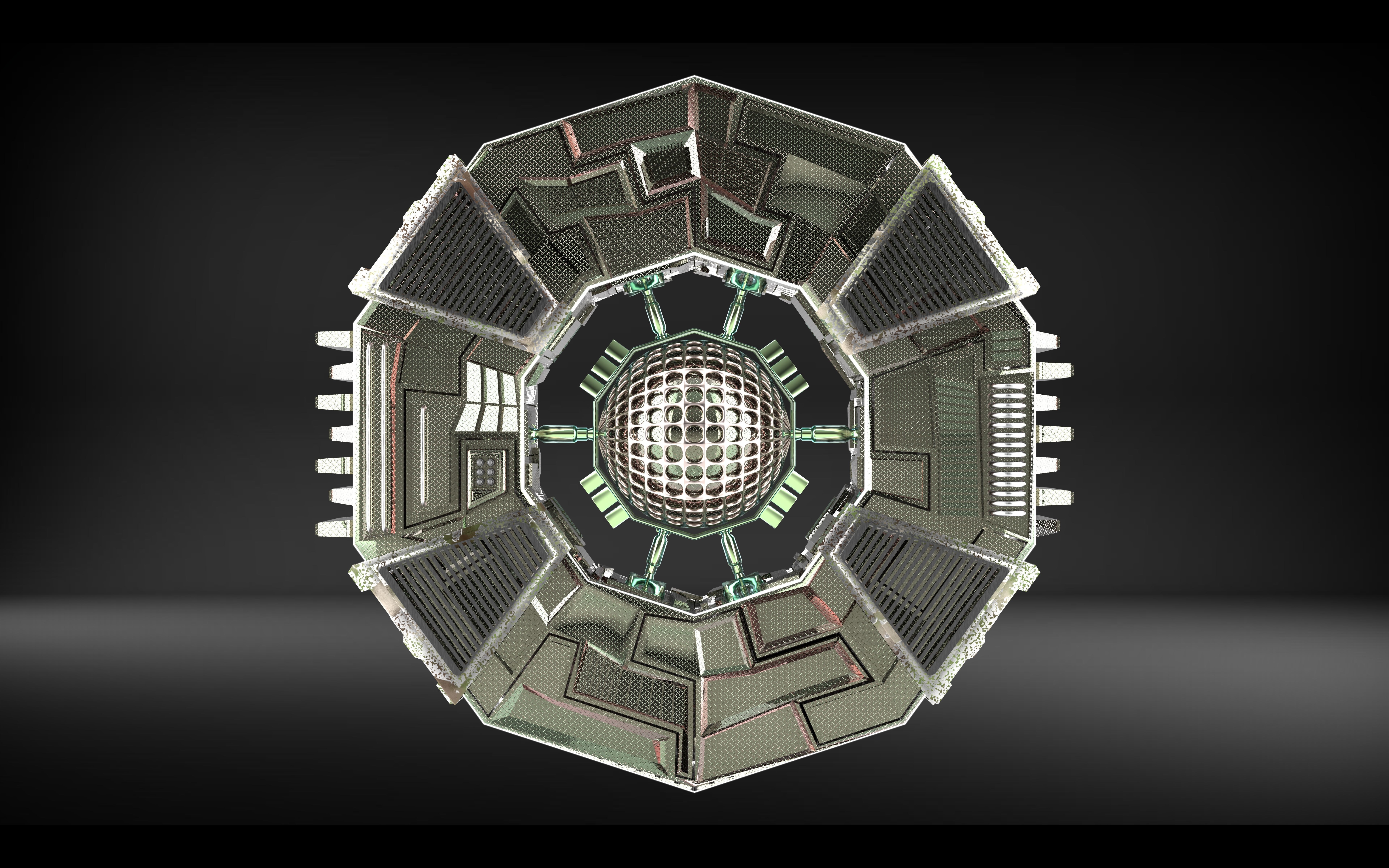 Imaginary spaceship 3D model_11