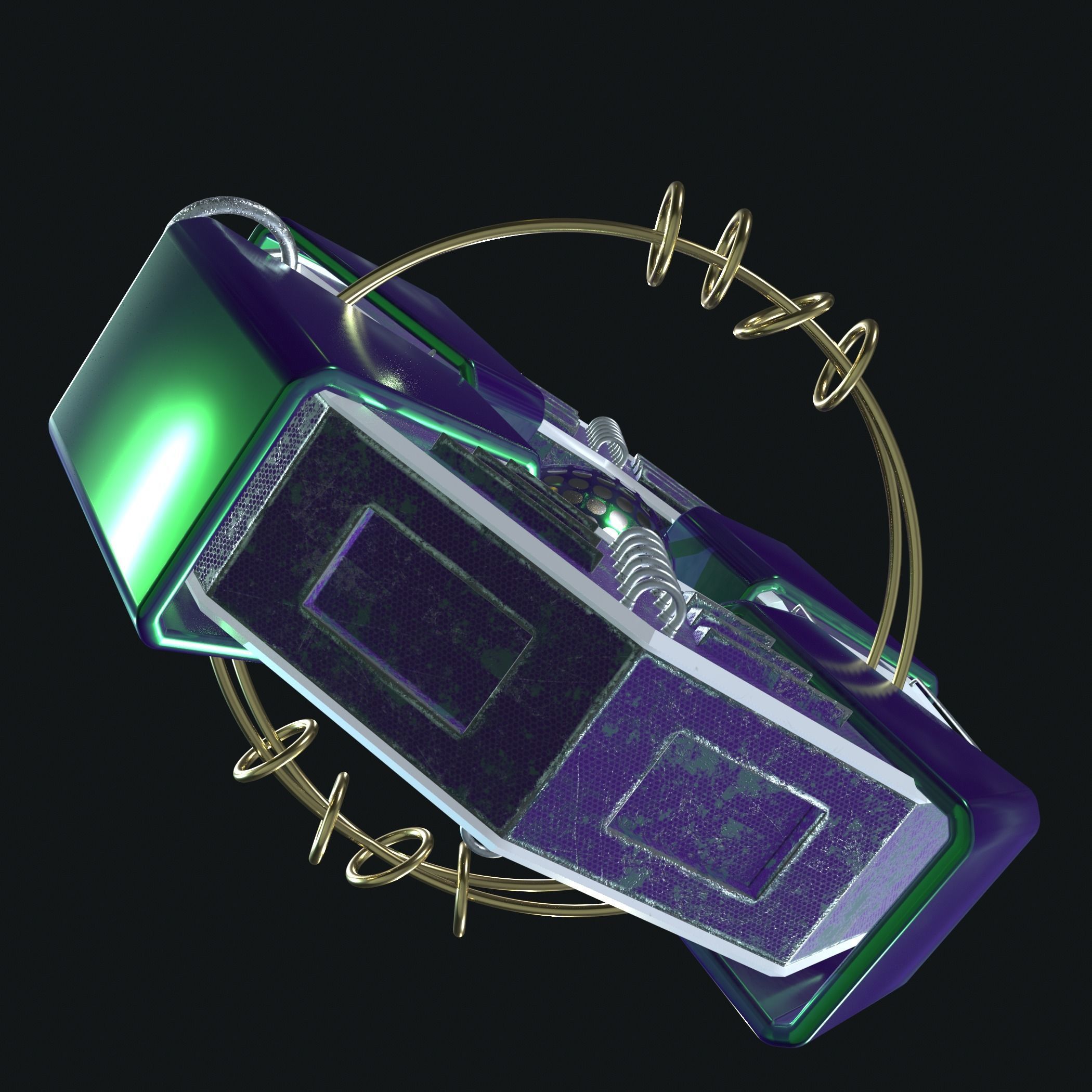 Imaginary spaceship 3D model_18