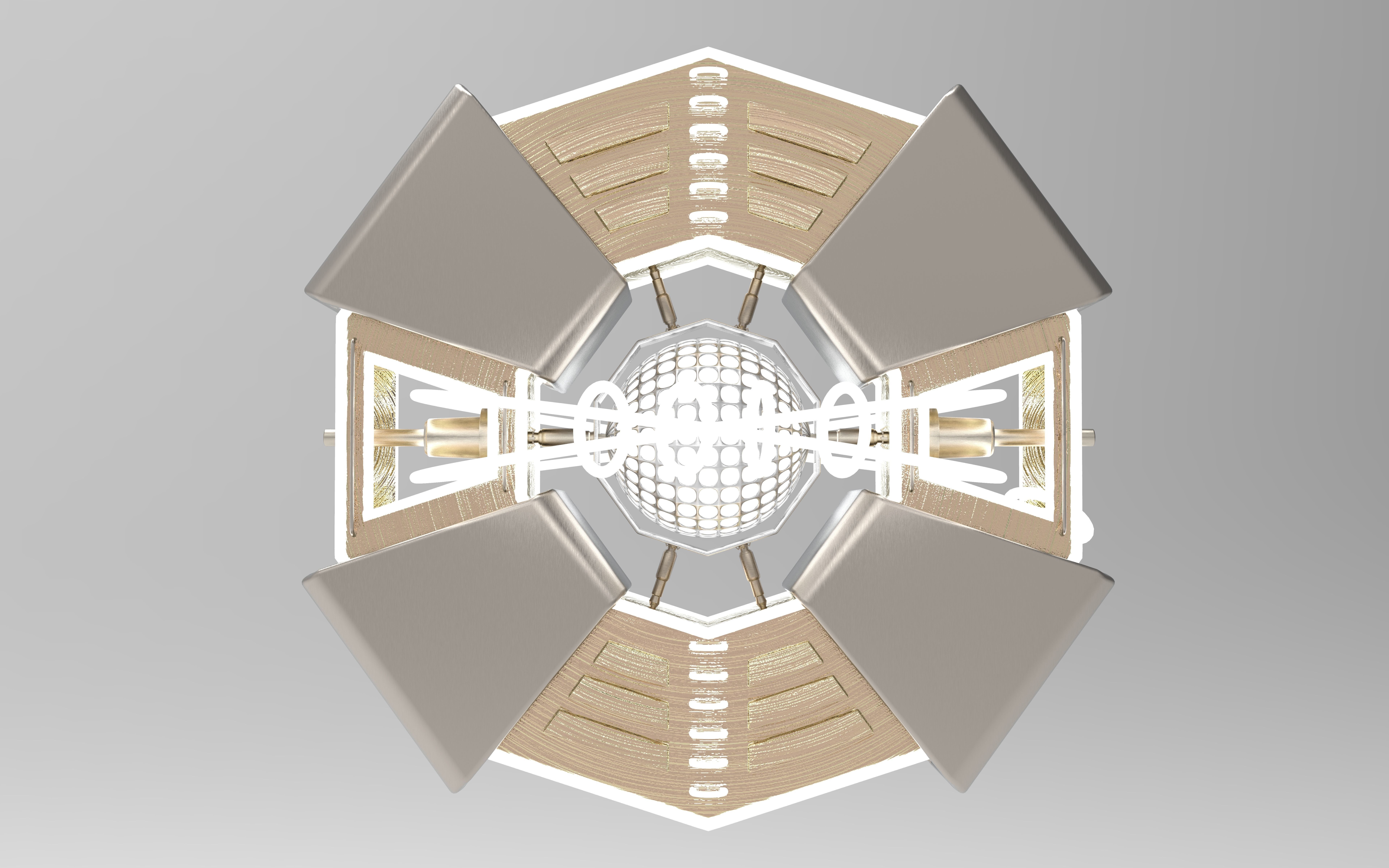 Imaginary spaceship 3D model_8