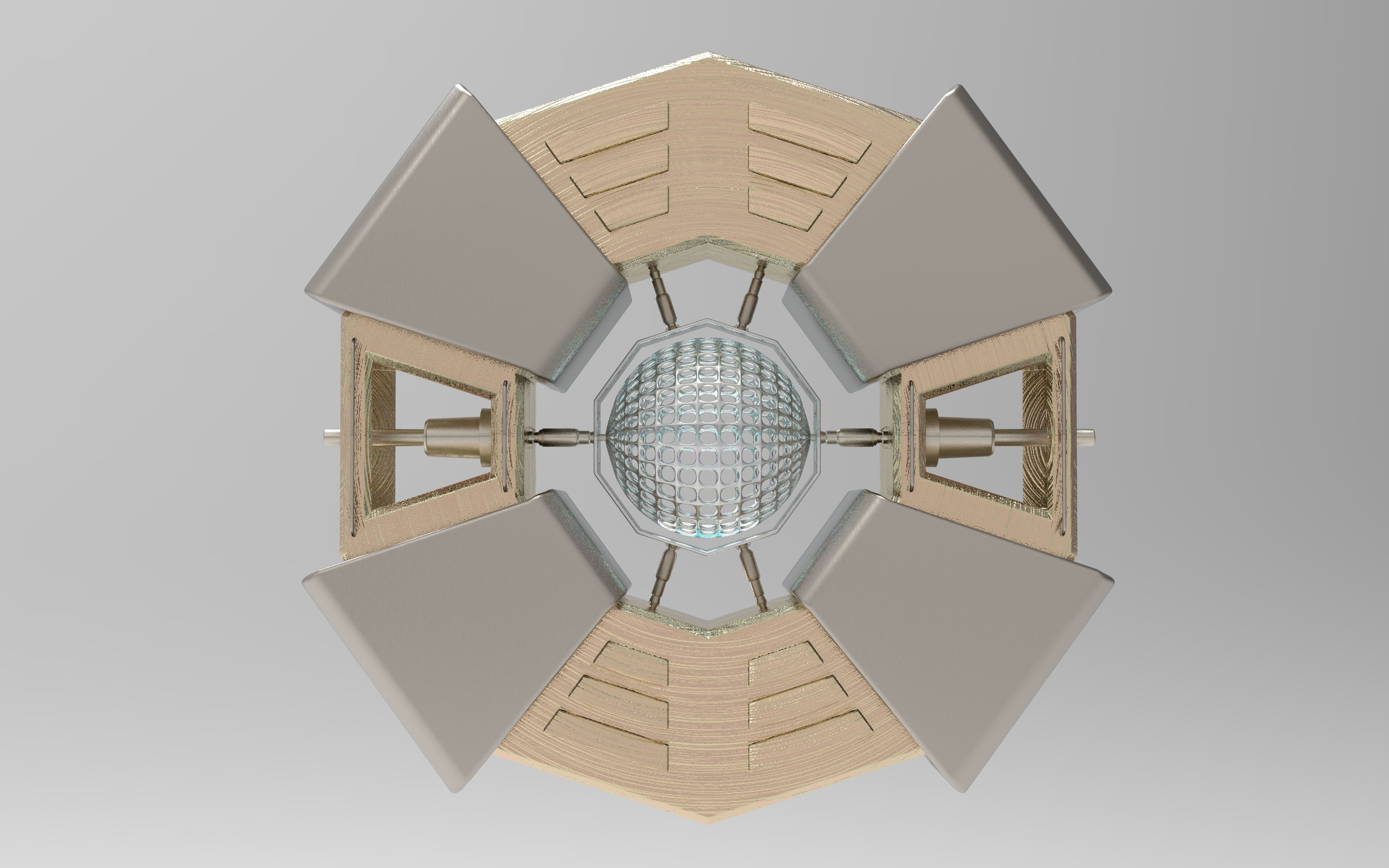 Imaginary spaceship 3D model_7