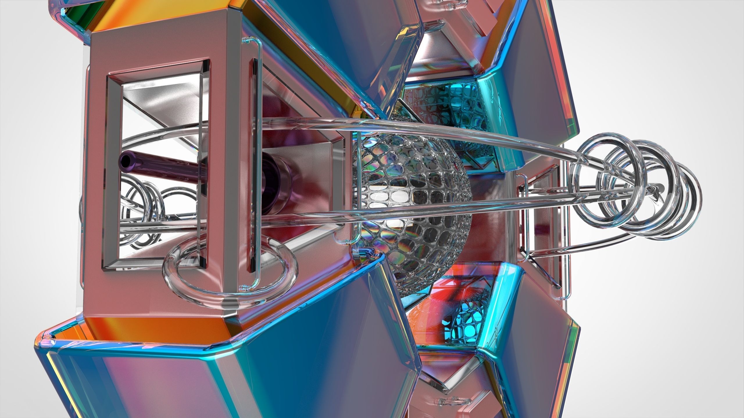 Imaginary spaceship 3D model_6