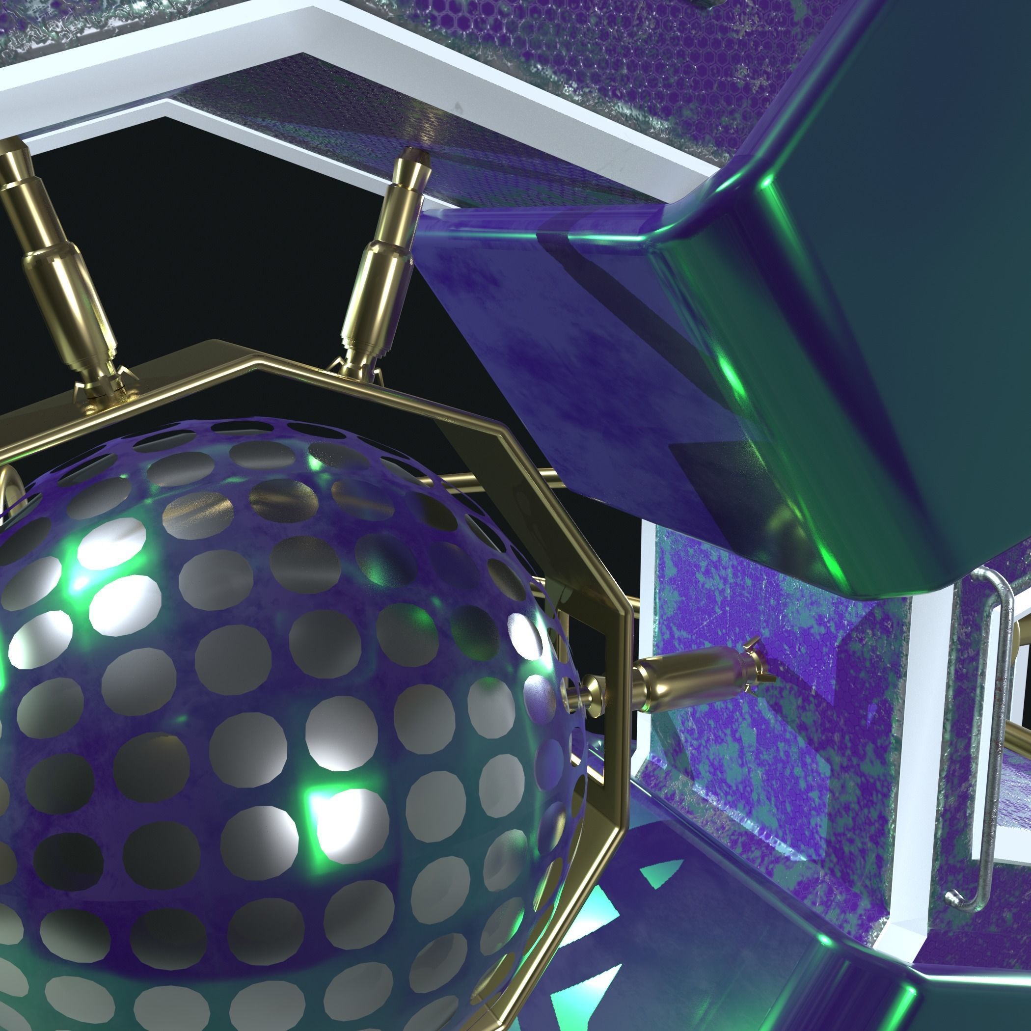 Imaginary spaceship 3D model_20