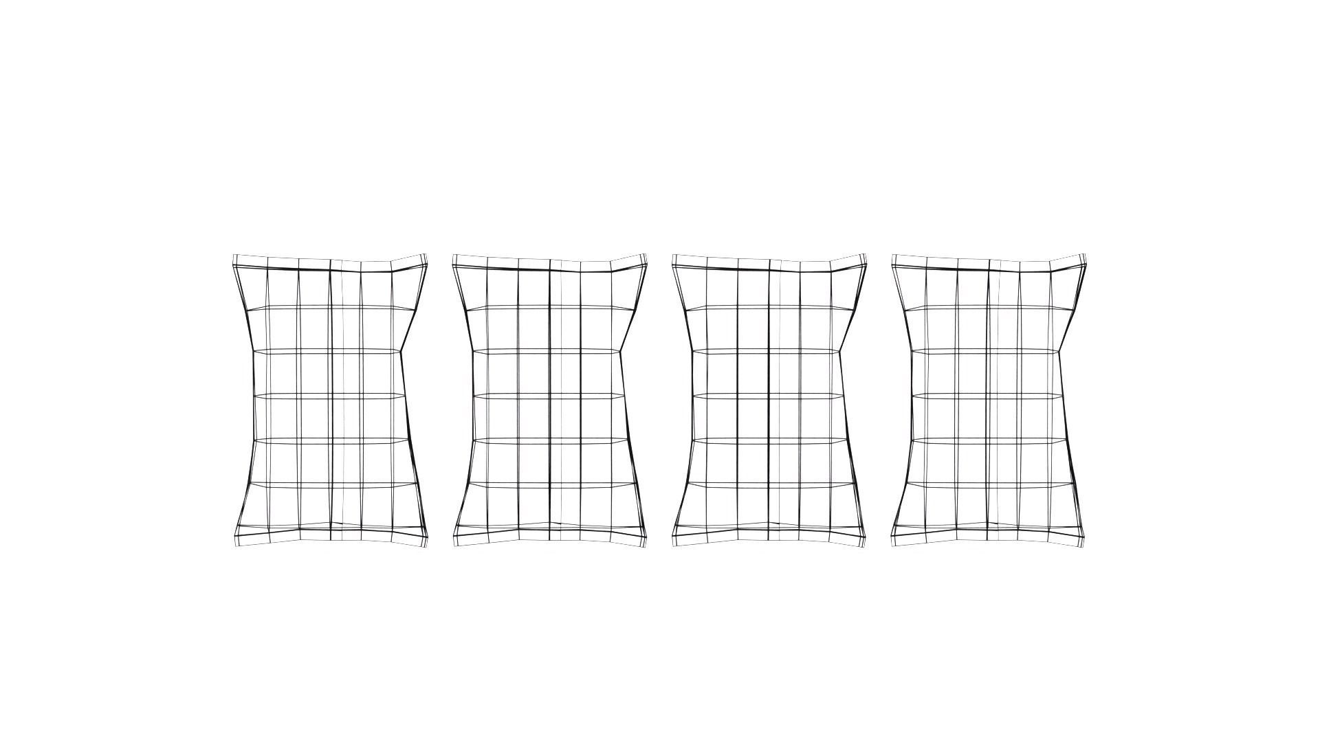 Potato chips Low-poly 3D model_9