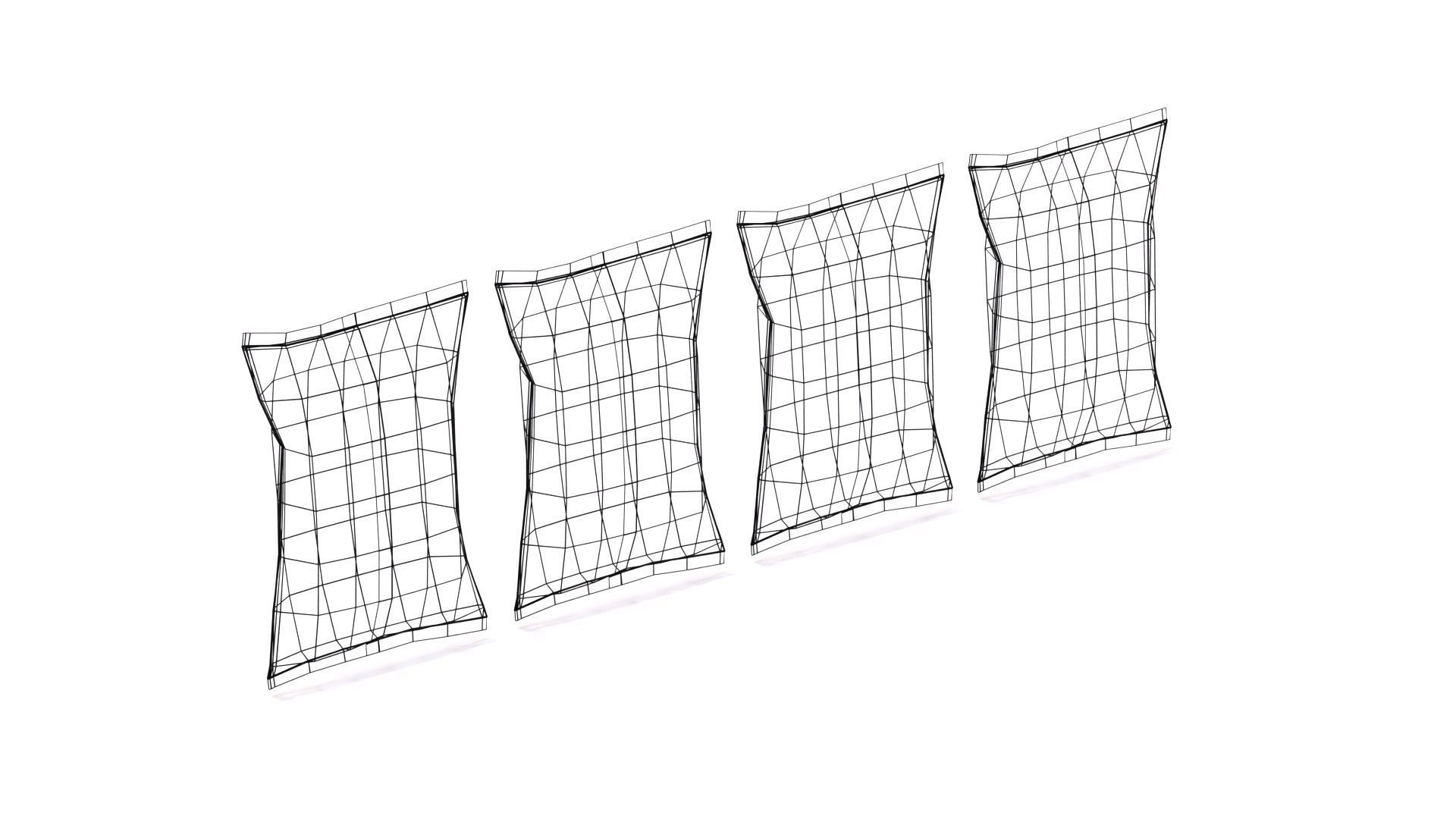 Potato chips Low-poly 3D model_10