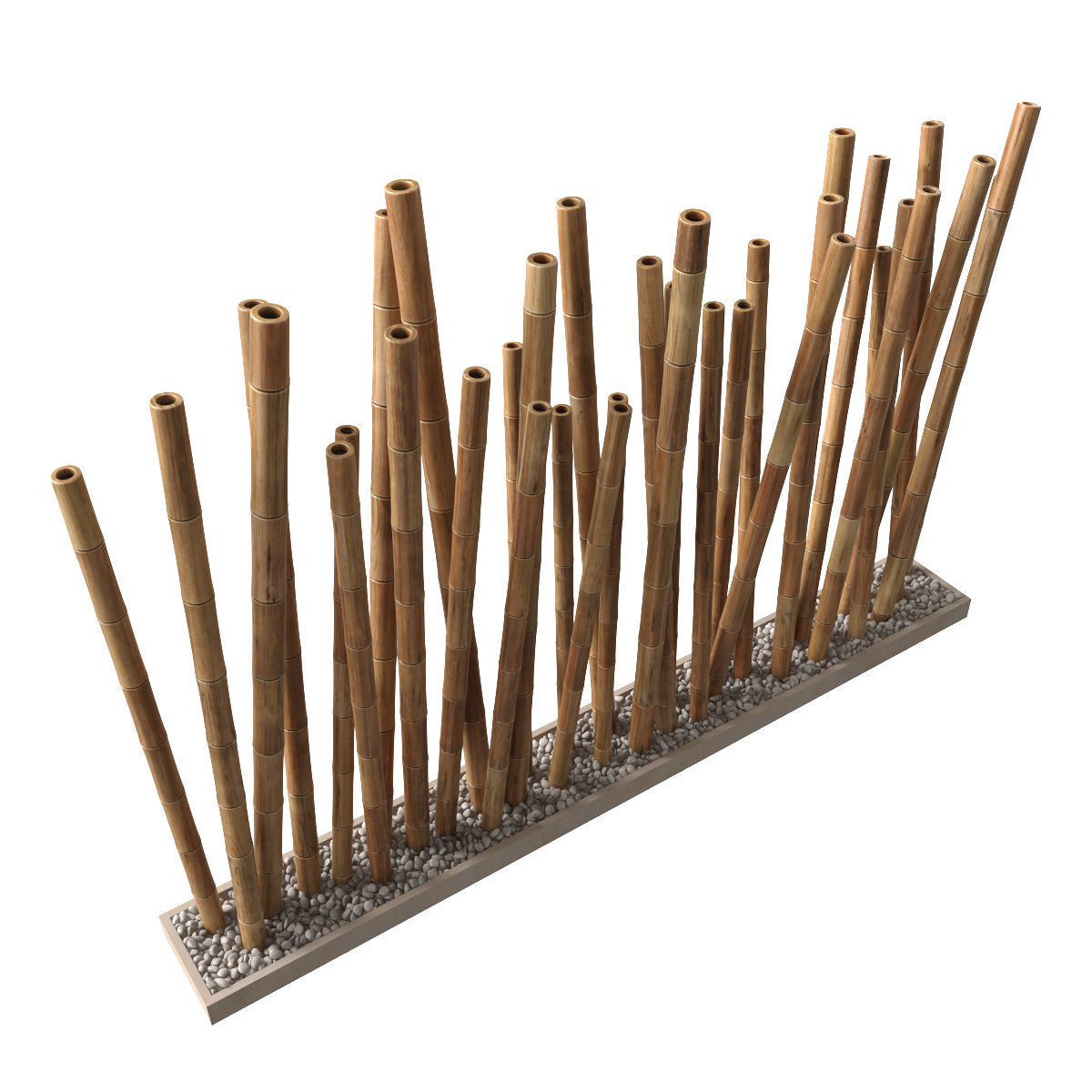 Bamboo decor n20 3D model_1