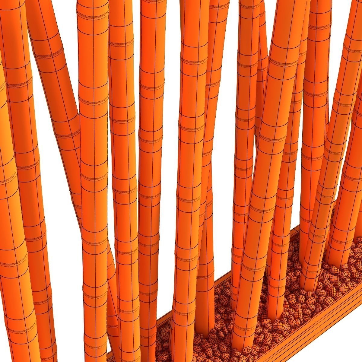 Bamboo decor n20 3D model_8