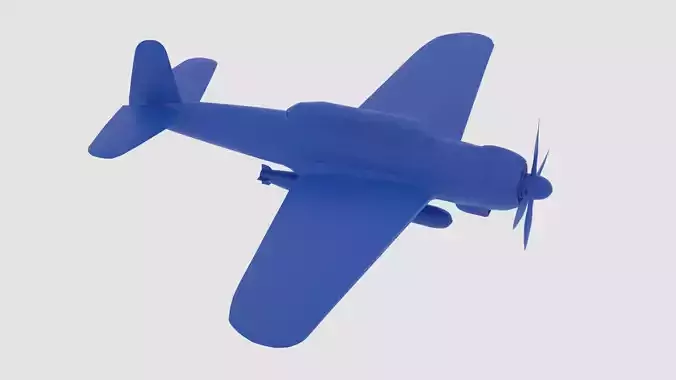 Nakajima B6N Tenzan - very simple 3D print ready