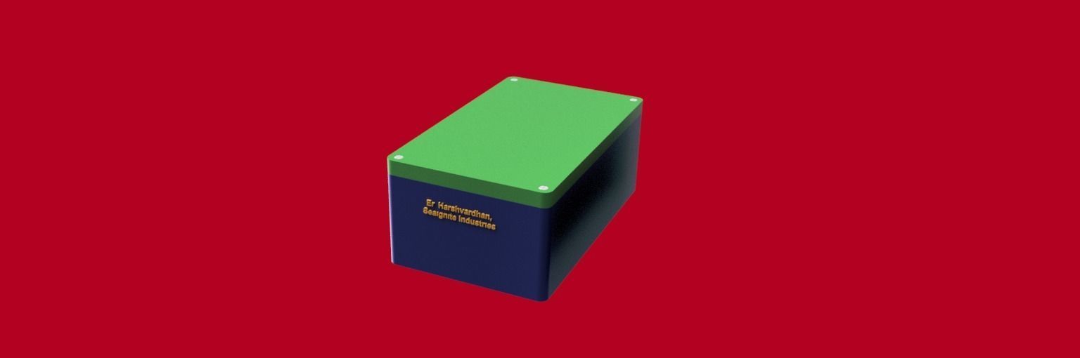 Plastic Enclosure 3D model_1