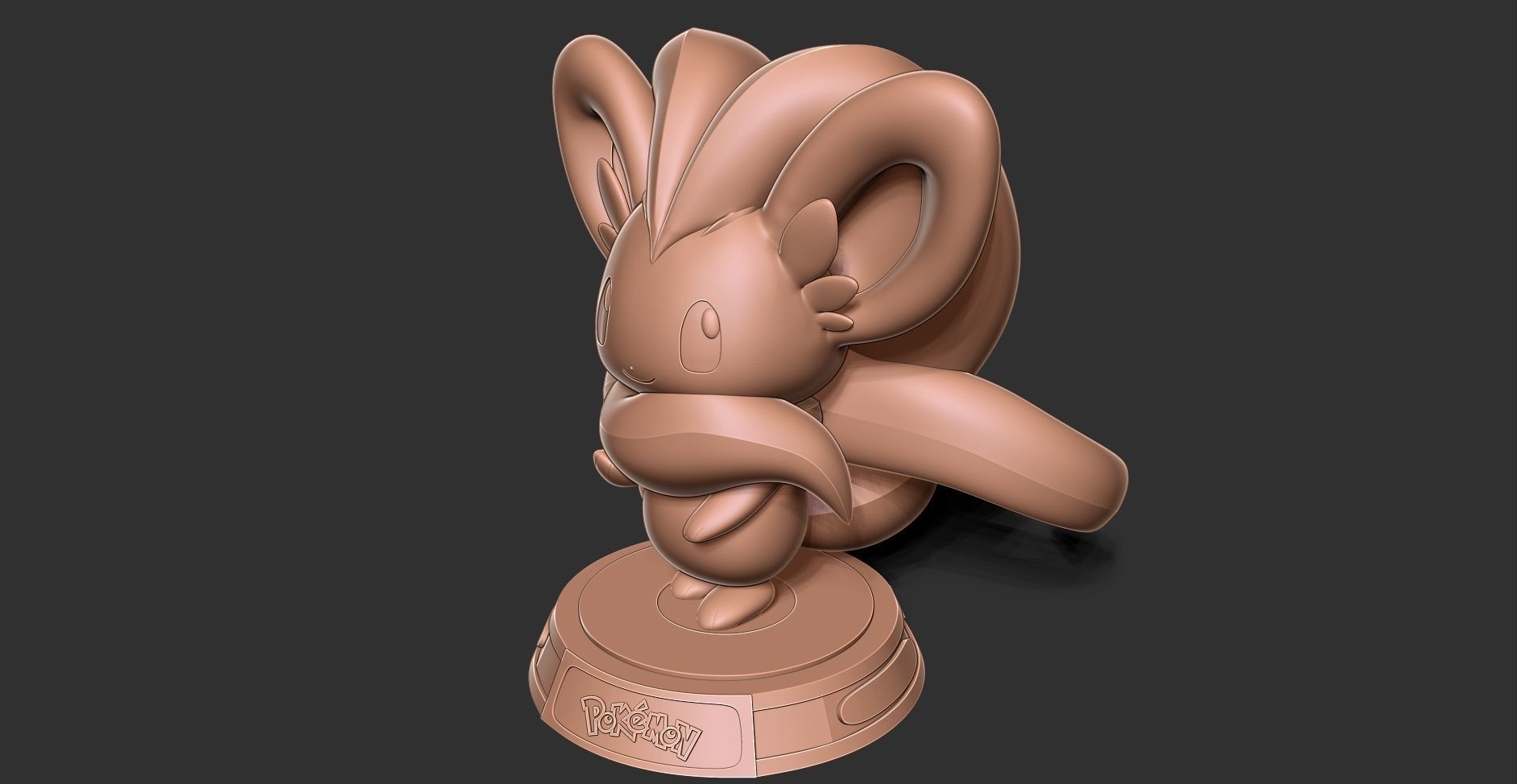 Cinccino - Pokemon Fanart 3D print model_16