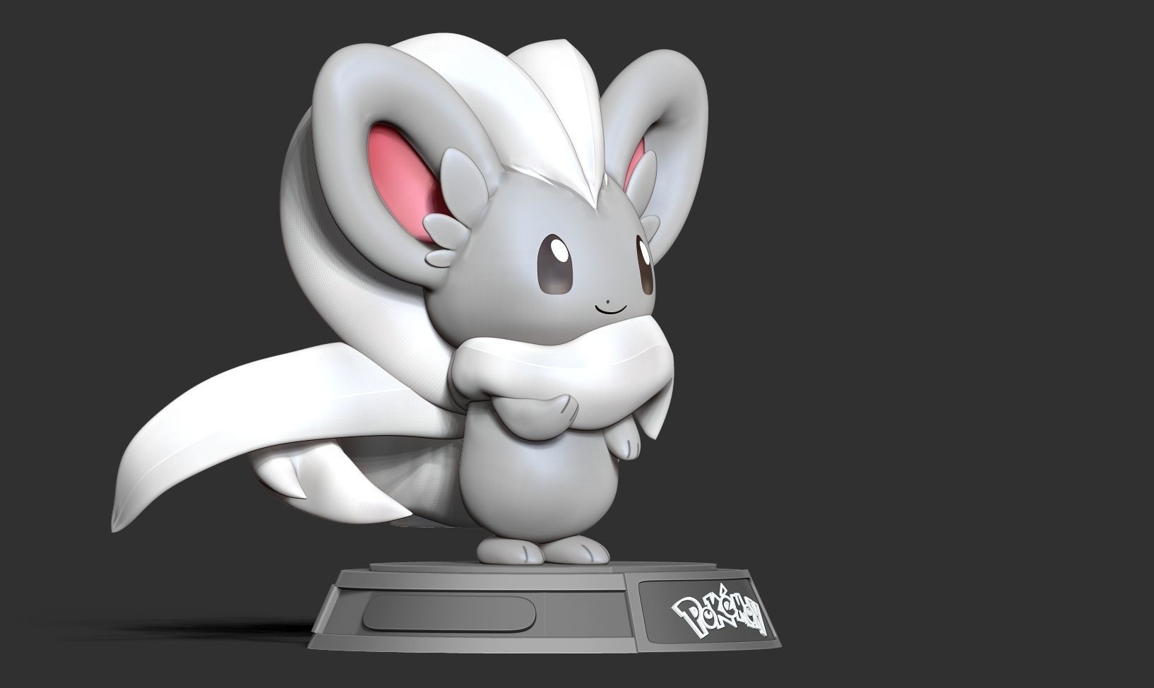 Cinccino - Pokemon Fanart 3D print model_13