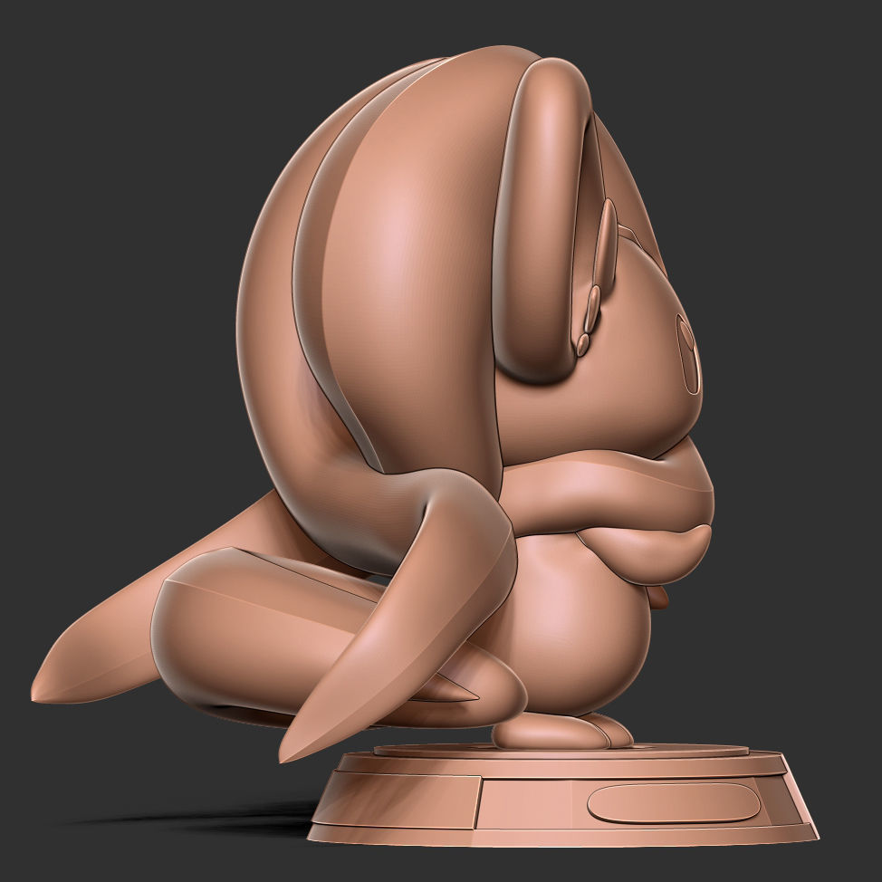Cinccino - Pokemon Fanart 3D print model_9