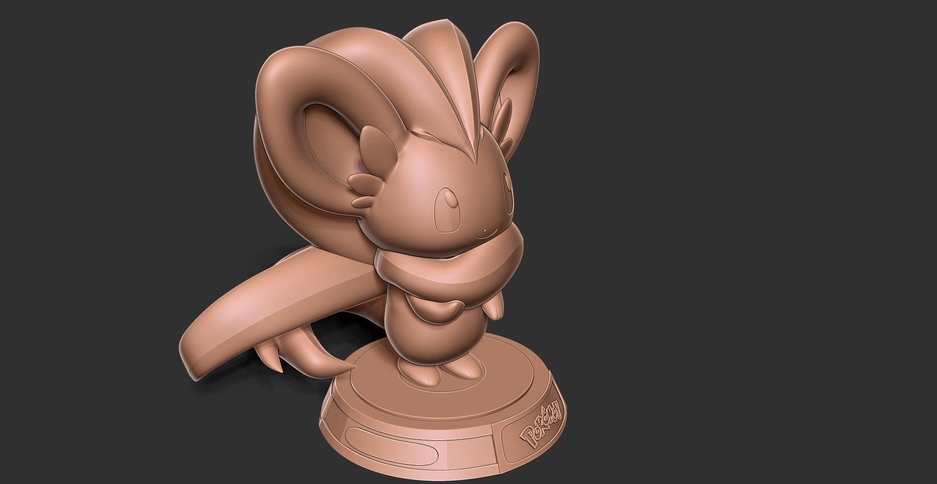 Cinccino - Pokemon Fanart 3D print model_18
