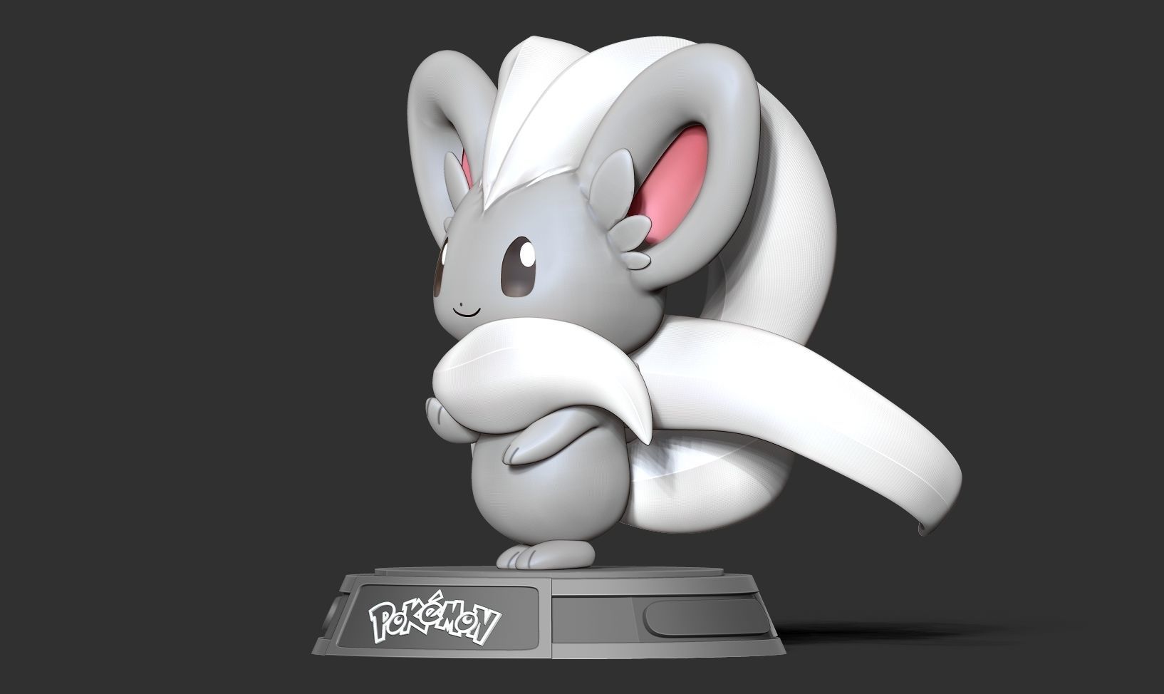 Cinccino - Pokemon Fanart 3D print model_11
