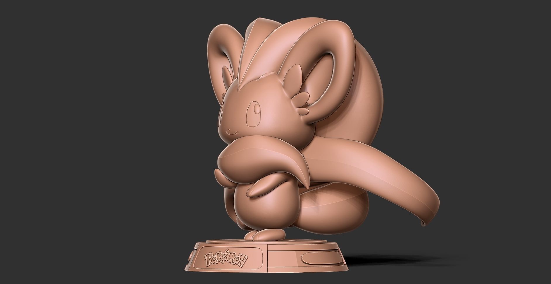 Cinccino - Pokemon Fanart 3D print model_12