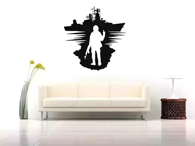 Wall panel picture - Russian warship go fuck yourself