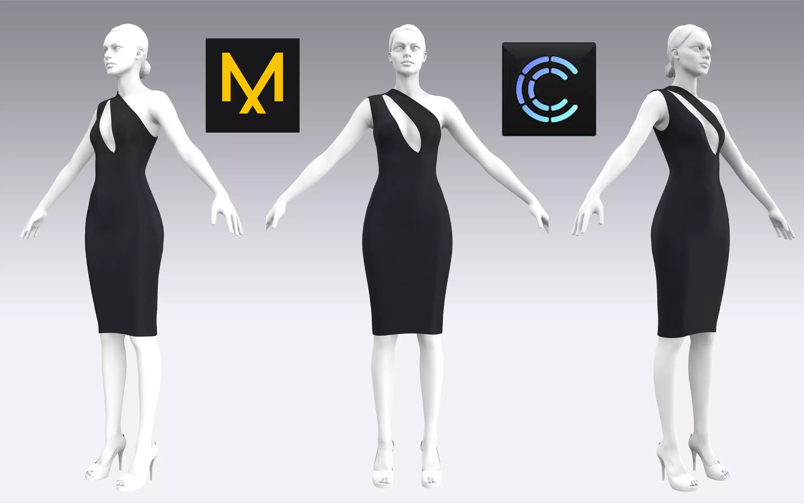 Dress Outfits MD CLO 3D ZPRJ ZPAC project files 3D model