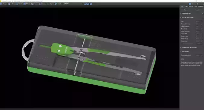 Compass A tool in computer screen 3D model