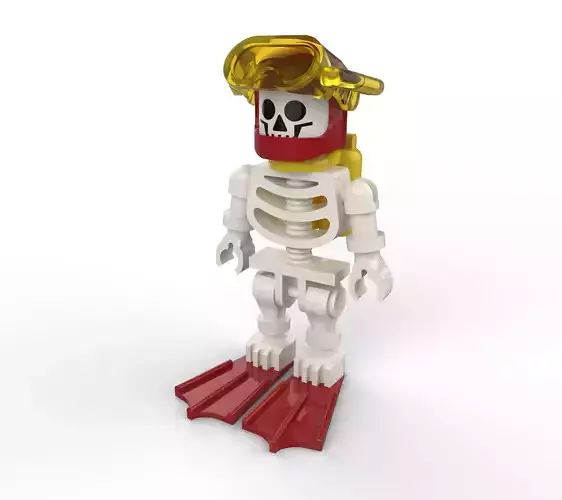 Lego Skeleton Diver