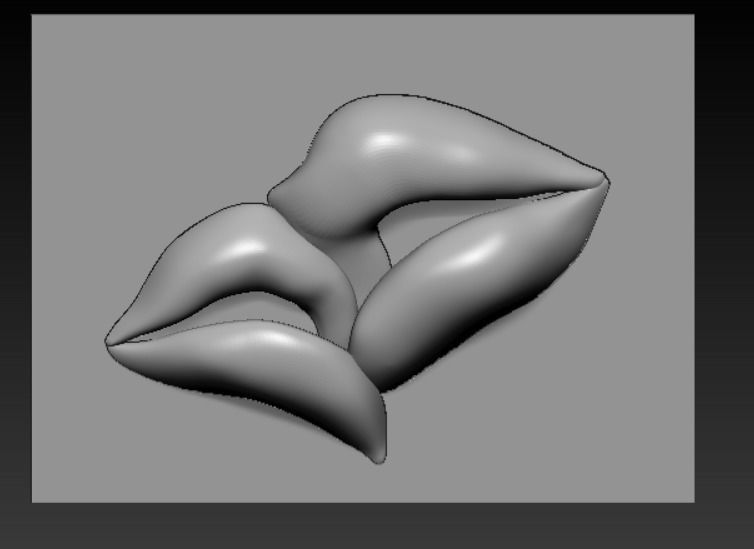 LIPS KISSING 3D PRINT MODEL 3D print model_26