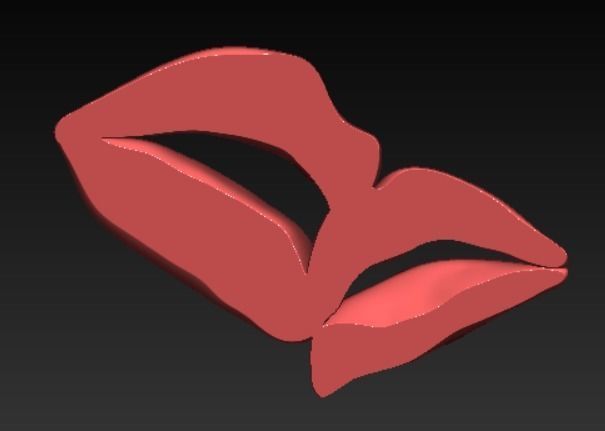 LIPS KISSING 3D PRINT MODEL 3D print model_17