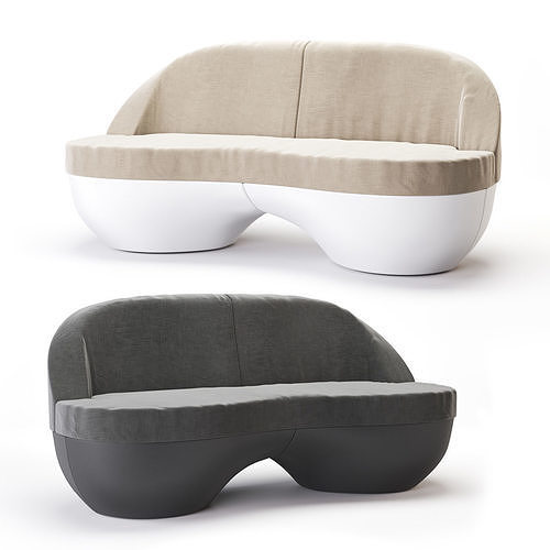 Sofa Rashid Free 3D model