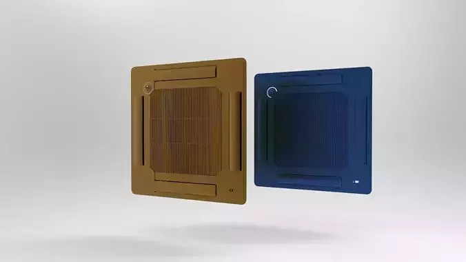 AC indoor office 3D model