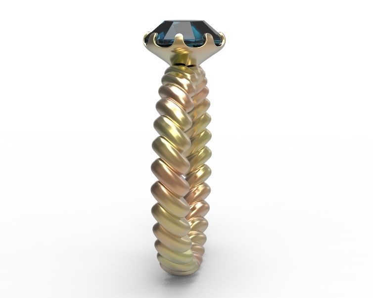 Finger Ring-01 3D print model_41