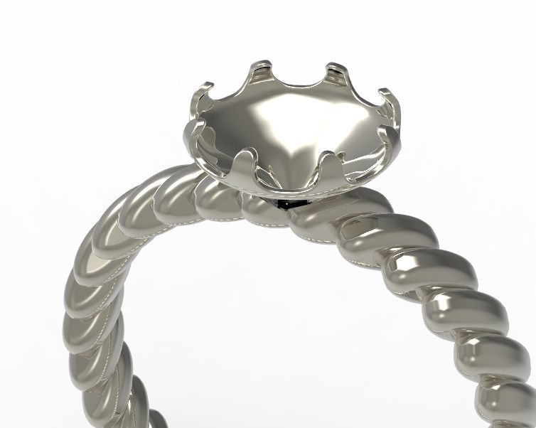 Finger Ring-01 3D print model_33