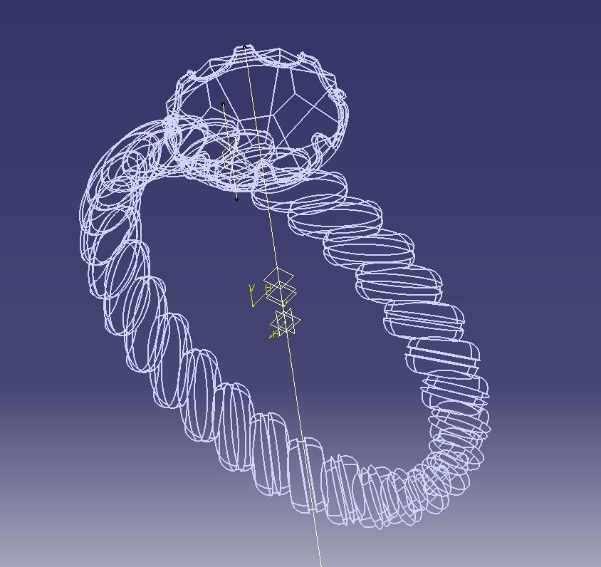 Finger Ring-01 3D print model_54