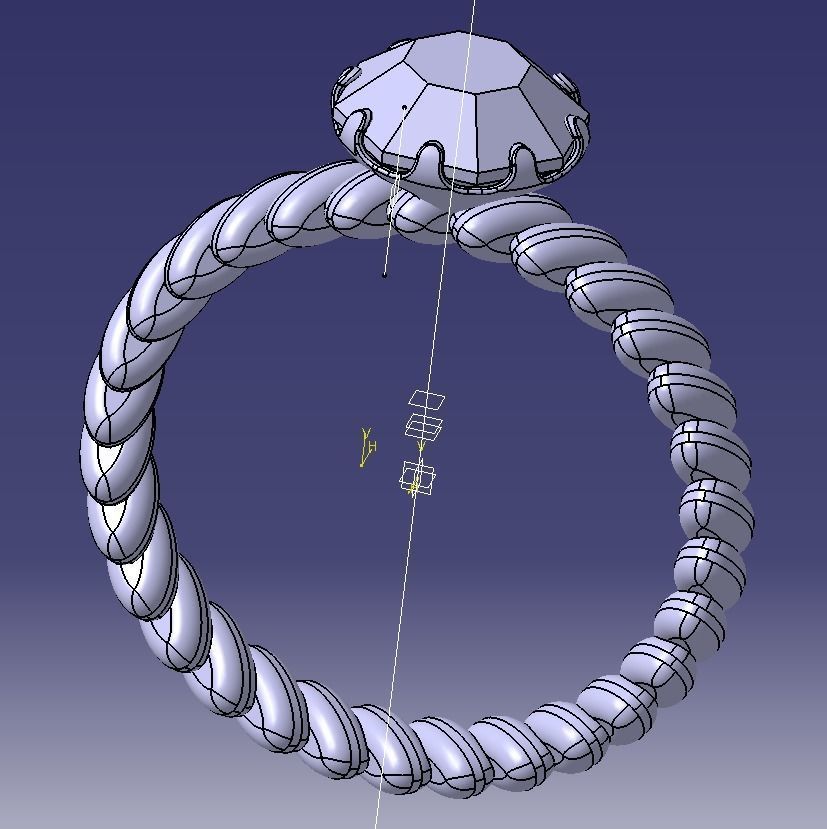 Finger Ring-01 3D print model_51